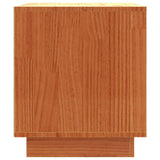 TV Cabinet Wax Brown 80 x 35 x 40.5 cm Solid Pine Wood 867157