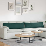 Sofa Pillows 2 pcs Dark Green 145 x 40 cm Fabric 42013830