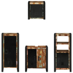 Bathroom Furniture Set 4 pcs Multicolour Solid Reclaimed Wood 3305653