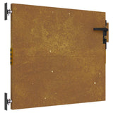 Garden Gate 85x100 cm Corten Steel Tree Design 153209