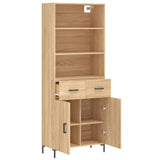 Highboard Sonoma Oak 69.5x34x180 cm Engineered Wood 3200516