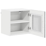 Wall Glass Cabinet LUCCA Grey Sonoma 40 x 31 x 40 cm 884846