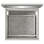 Bathroom Cabinet with Mirror Concrete Grey Engineered Wood 804867