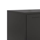 TV Cabinet Black 68x39x43.5 cm Steel 846638