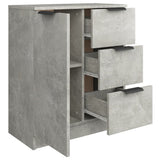 Sideboard Concrete Grey Engineered Wood 811083