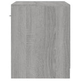 Bedside Cabinets 2 pcs with Drawer Grey Sonoma 342587