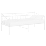 Sofa Bed Frame White Powder-coated metal Single 324774