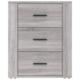 Bedside Cabinet Grey Sonoma 50x36x60 cm Engineered Wood 816718