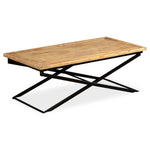 ZNTS Coffee Table Solid Mango Wood 110x55x42 cm 244898