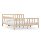 Bed Frame without Mattress Super King Solid Wood 3101168