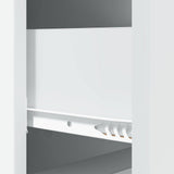 Drawer Cabinet White 33 x 34.5 x 87 cm Engineered Wood 895765