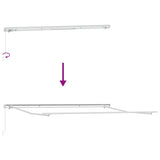 Manual Retractable Awning Brown 400x300 cm 3215630