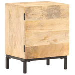 ZNTS Bedside Cabinet 40x30x51 cm Solid Mango Wood 320225