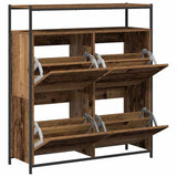 Shoe Cabinet Old Wood 100 x 34 x 112 cm Engineered Wood 3365547