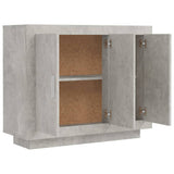 Sideboard Concrete Grey 92x35x75 cm Engineered Wood 811839