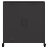 Sideboard Black 68x39x72 cm Steel 846656