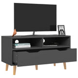 TV Cabinet Grey 90x40x48.5 cm Engineered Wood 326779