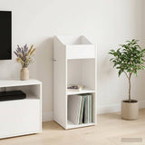 Record Cabinet White 36 x 36 x 95.5 cm Engineered Wood 8012826