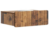 Wall-Mounted Bedside Cabinet 2 pcs Old Wood 49 x 34.5 x 24 cm 898292