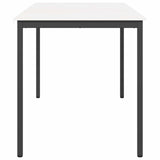 Bar Table White 200 x 100 x 105 cm Solid Pine Wood 3416328