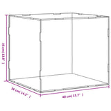Display Box Transparent 40x36x35 cm Acrylic 154916