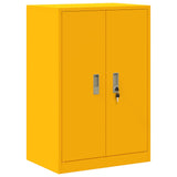 Storage Cabinet Mustard Yellow 60 x 40 x 90 cm Steel 891727
