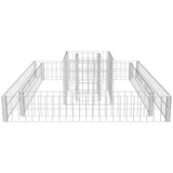 ZNTS Gabion Planter Galvanised Steel 120x120x20 141625