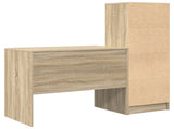 Desk with Drawer with Shelf with Storage 2 pcs Sonoma Oak 3337363