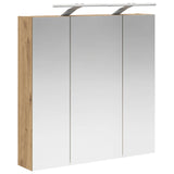 Bathroom Mirror Cabinet Artisan Oak 70 x 14.5 x 70 cm 889102