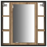 Bathroom Furniture Set 3 pcs Artisan Oak Engineered Wood 3334394