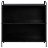 Book Cabinet 80 x 33 x 80 cm Engineered Wood Black Oak 8013896