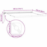 Awning Frame Anthracite 300 x 250 cm Aluminium 145700