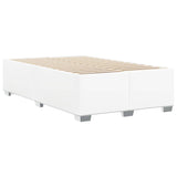Bed Frame without Mattress White Full Faux Leather 3284580