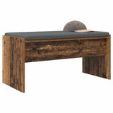 Hall Bench with Cushion Old Wood 83 x 38 x 40 cm 891558