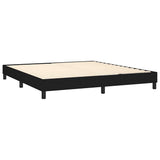 Box Spring Bed Frame Black Super King Fabric 3121171