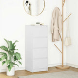 Sideboard White 37,5x35x99 cm Engineered Wood 861697