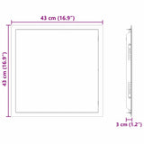 Access Panel White 43 x 43 x 3 cm Steel 42010257
