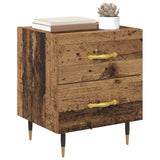 Bedside Cabinet with Drawer 2 pcs Old Wood 40 x 35 x 47.5 cm 881978