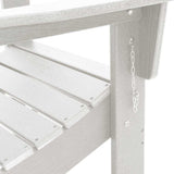 Folding Adirondack Chair White 80.5 x 74.5 x 92 cm HDPE 42006617