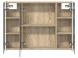 Bathroom Mirror Cabinet Sonoma Oak 63.5 x 15.5 x 60.5 cm 889249