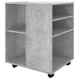 Storage Cabinet Concrete Grey Engineered Wood Standard 808462