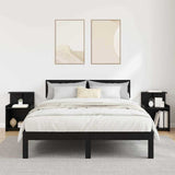 Bedside Cabinet 2 pcs Black Oak 40 x 35 x 60 cm Engineered Wood 875139