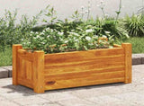 Garden Raised Bed Acacia Wood 50x25x25 cm 42565