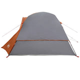 Family Tent Cabin 6-Person Grey and Orange Waterproof 4009564