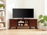 TV Cabinet Brown 100 x 40.5 x 46 cm Solid Mahogany Wood 42009936
