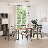 Console Table Legs U-Shaped 2 pcs Natural Steel 28x cm Steel 4013171