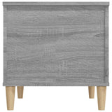 Coffee Table Grey Sonoma 60x44.5x45 cm Engineered Wood 819570