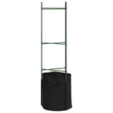 Tomato Cages with Plant Bags 8 pcs 116 cm Steel and PP 3281492