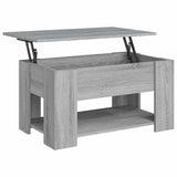 Coffee Table Grey Sonoma 79x49x41 cm Engineered Wood 819276