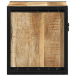 Bedside Cabinet 40x35x40 cm Solid Rough Wood Mango 4015949